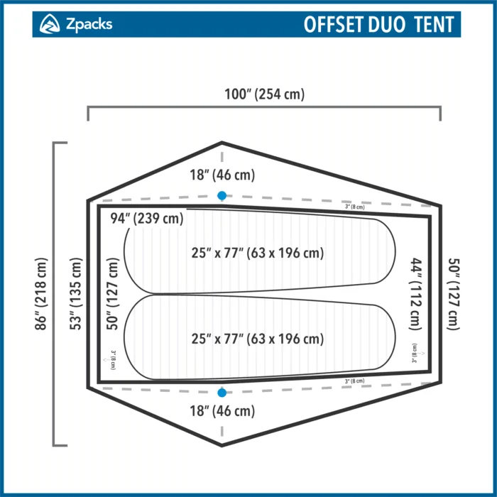 Zpacks Offset Duo Zelt – Bild 19